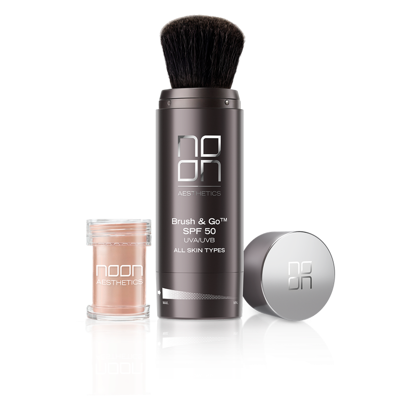 Brush & Go SPF 50. מברשת אבקת הגנה מינראלית